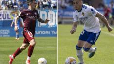 Joaquín (izquierda) y Chavarría (derecha) conducen el balón.