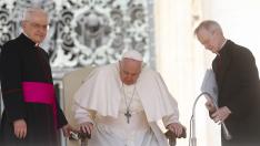 El papa Francisco, durante la catequesis de este miércoles.