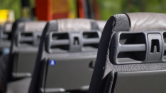 Imagen de archivo del interior de un autobús.
