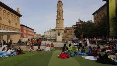 Fiestas Goyescas: los cuadros de Goya cobran vida en la plaza del Pilar