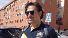 El actor Luis Lorenzo, a su llegada al juzgado