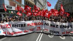 Protesters stage anti-NATO rally in Madrid