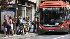 Los horarios de la huelga de autobuses en Zaragoza durante esta semana.