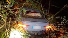 Conducía un Audi que quedó dañado por el accidente