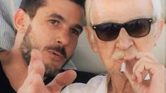Antonio Escohotado y su hijo Jorge, en 2018.
