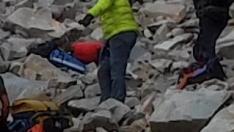 Los especialistas de la Guardia Civil localizaron el cadáver del montañero francés en una pendiente de rocas de los ibones de la Cresta de Batanes, en Torla.