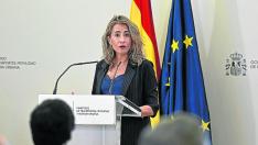 La ministra de Transportes, Raquel Sánchez