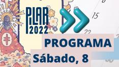 Programa de las Fiestas del Pilar del sábado 8 de octubre en Zaragoza. gsc