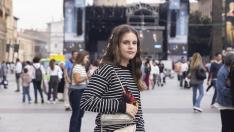 Pilar Zárate, zaragozana de 14 años.