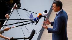 El presidente del Gobierno español, Pedro Sánchez, anunció este jueves el nuevo corredor en Bruselas