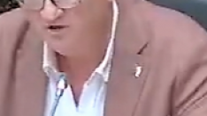 José María Romance, segundo por la derecha durante el pleno de este jueves.