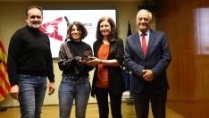 Entrega de los premios Fotoperiodistas de Aragón, en el Palacio de la Aljafería de Zaragoza