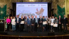 Los premios Heraldo del Campo, en la sede de Caja Rural de Aragón.