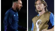 Messi y Modric, líderes de Argentina y Croacia