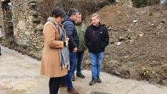 El consejero Soro ha visitado las obras de urbanización.