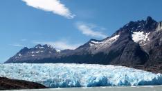 Foto del Glaciar Grey, el 25 de diciembre de 2022, en la Patagonia chilena