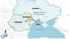 Ucrania afirma que los proyectiles fueron lanzados desde un buque situado en el mar Negro y que alcanzaron Rumanía tras sobrevolar Moldavia.