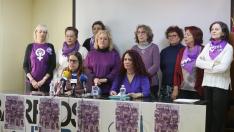 El movimiento feminista de Zaragoza ha presentado este viernes algunas de las movilizaciones que se llevará a cabo en la capital aragonesa el próximo 8M