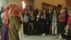 Los Reyes asisten a La Pasión de Cristo en Chinchón.