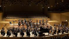 La Sinfónica de la BBC ofreció ayer un concierto en Zaragoza.