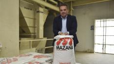 Manuel Mazana, director general de Mazana Grupo Empresarial en las instalaciones de Capella (Huesca).