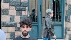 Lian Faez y Yousef Shahibar, delante del restaurante Syriana, en la calle Mayor de Zaragoza.