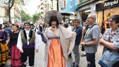 Desfile de las Fiestas Goyescas en Zaragoza.