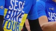 Foto de la pasada edición de la Sesé Bike Tour con la participación, entre otros, de Miguel Induráin