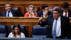José Luis Escrivá interviene en la última sesión de control antes de la campaña de las elecciones municipales y autonómicas, este miércoles