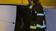 Accidente ocurrido en el interior del túnel el pasado 24 de abril.
