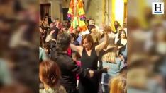 La candidata a la alcaldía de Zaragoza y el bailarín disfrutaron la noche del 19 de mayo de la música en las instalaciones de la Escuela Municipal de Música y Danza