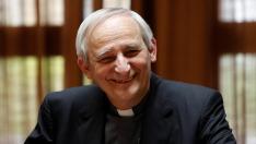 El cardenal Matteo Zuppi, presidente de la Conferencia Episcopal Italiana (CEI), durante una rueda de prensa en el Vaticano. Cardinal Matteo Zuppi, President of Italian Episcopal Conference (CEI), holds a press conference at the end of the CEI General assembly, at the Vatican, May 25, 2023. REUTERS/Remo Casilli UKRAINE-CRISIS/VATICAN
