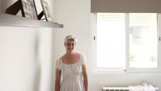 María Antonieta Osorio en su casa de Barbastro.