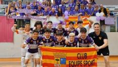 El Equipe Sport infantil que luchará por ser campeón de España.