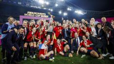 Celebración de la selección española en la final del Mundial de Fútbol femenino.