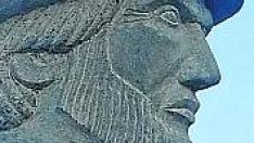Estatua del capitán Ahab en Youghal (Irlanda)