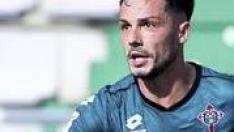 Jesús Bernal, futbolista turolense del Racing de Ferrol.