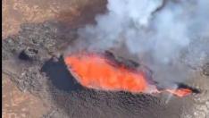 El volcán islandés que acaba de entrar en erupción, el Fagradalsfjall.
