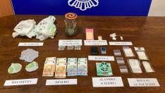 Material incautado en la operación