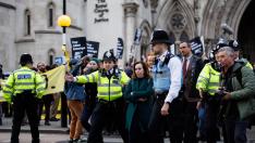 Julian Assange final appeal against extradition in London