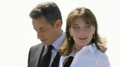 François Sarkozy y Carla Bruni en una foto de archivo.