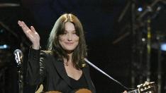Carla Bruni canta para Nelson Mandela en Nueva York