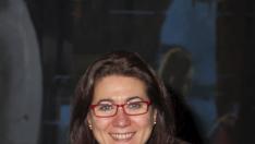 Luisa Martín, en su reciente visita a Zaragoza.