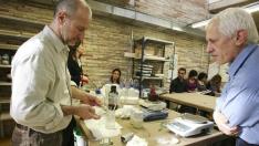 Paolo Cremonesi y Erminio Signorini, durante el taller de prácticas de las jornadas
