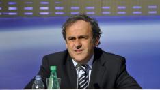Michel Platini, durante el Congreso de la UEFA
