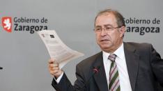 El consejero municipal de Economía del Ayuntamiento de Zaragoza, Fernando Gimeno.