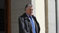 Luis Bárcenas a su salida del Tribunal Superior de Justicia de Madrid