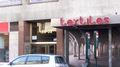 Edificio donde están los baños judíos de Zaragoza.