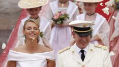 Alberto II y Charlene se vuelven a dar el «sí» en su boda religiosa