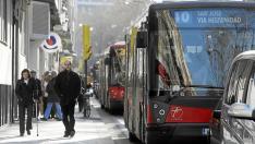 La red de autobuses urbanos de Zaragoza se amplía en 500.000 km